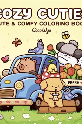 Cozy Cuties: Cute & Comfy Colouring Book