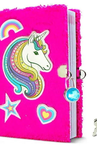 Diary: Fur with Rhinestone Unicorn Patch