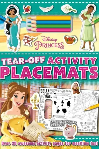 Disney Princess: Tear-Off Activity Placemats