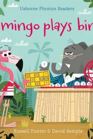 Flamingo plays bingo