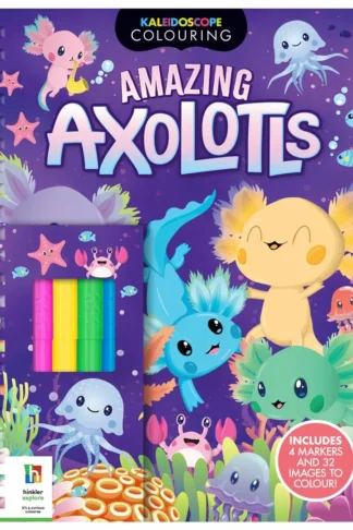 Kaleidoscope Colouring: Amazing Axolotls