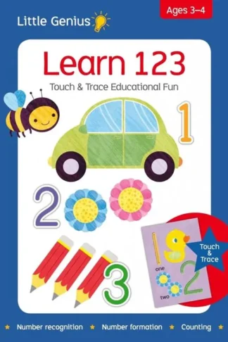 Little Genius: Learn 123 (Touch & Trace Flashcards) Ages: 3-