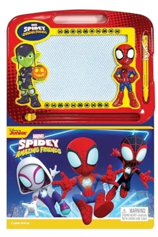 Marvel Spidey and his Amazing Friends Read & Doodle: Reading, Drawing, Sketching with Magnetic Doodle Pad