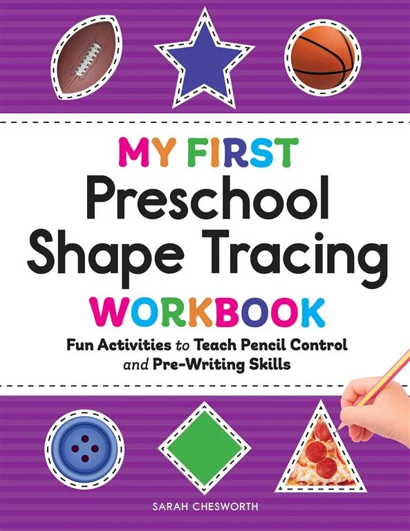 Preschool Shape Tracing Workbook