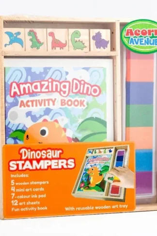 Wooden Stamper Sets: Amazing Dinosaurs